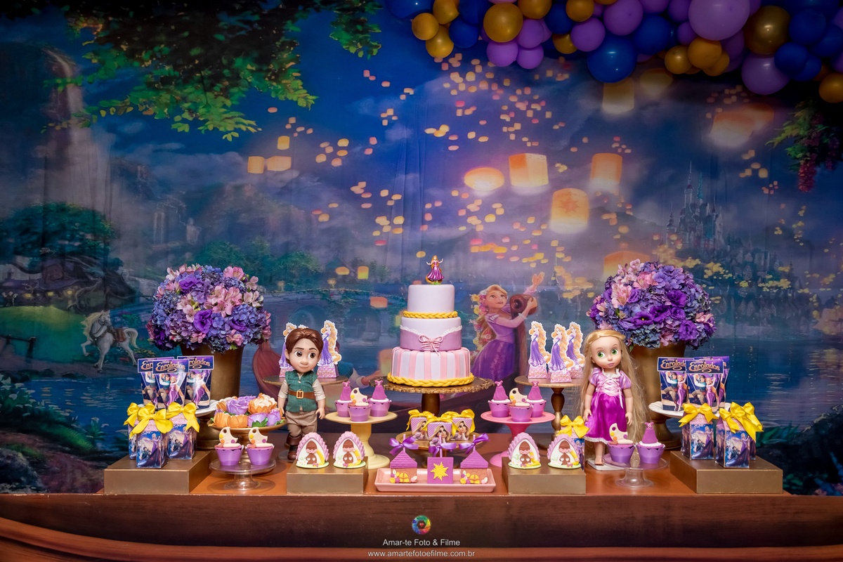 casa de festas, decoração, fantasia, festa, festa e aventura, fotógrafo amar-te foto e filme, infantil, menina, personagem vivo, rapunzel