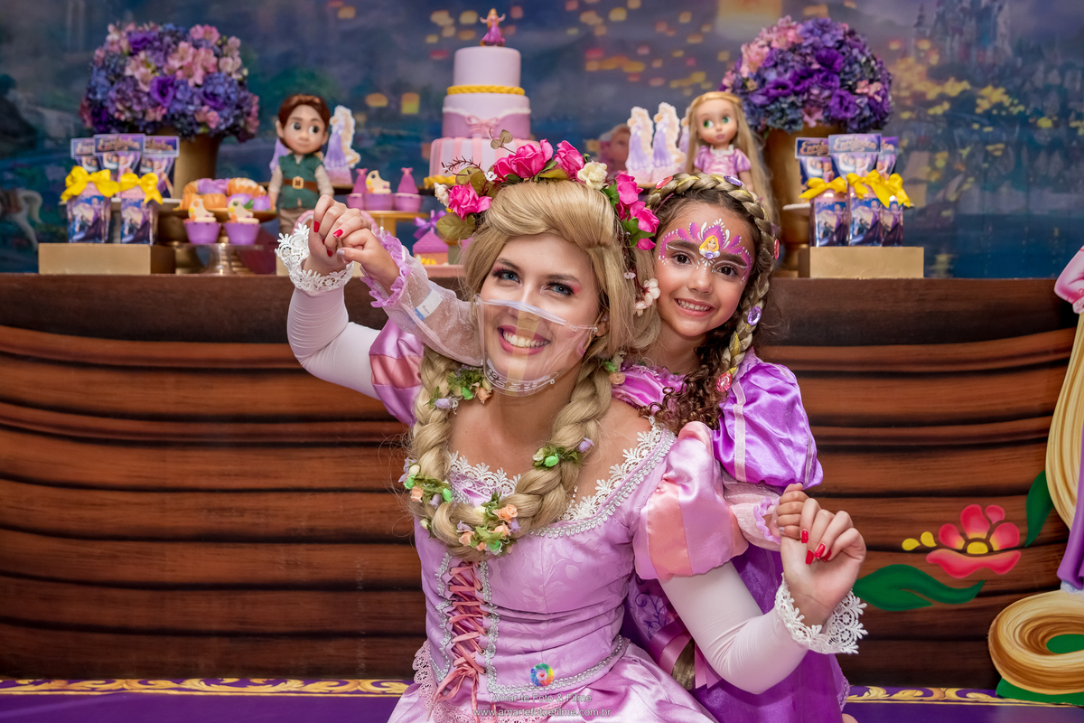 casa de festas, decoração, fantasia, festa, festa e aventura, fotógrafo amar-te foto e filme, infantil, menina, personagem vivo, rapunzel