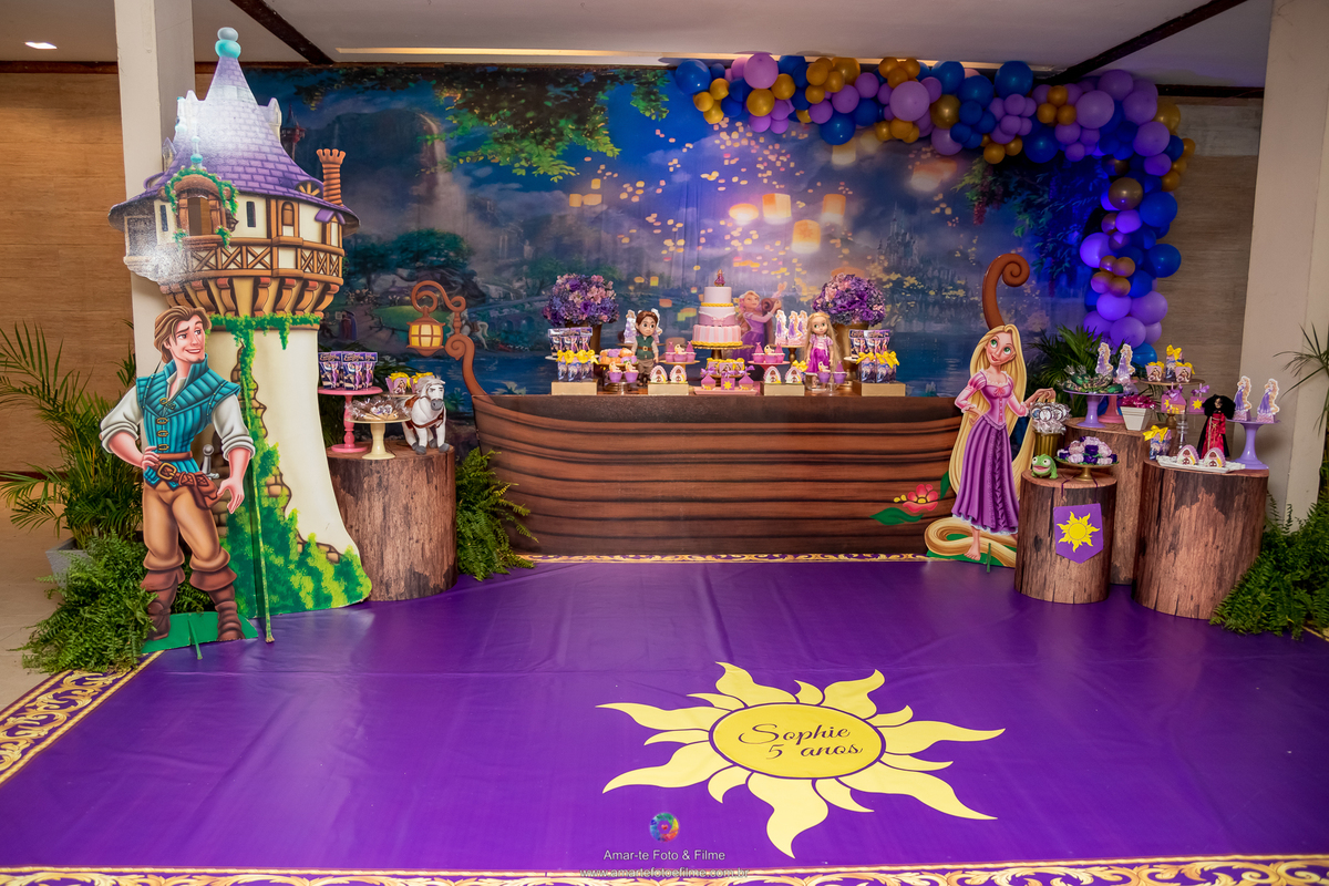 casa de festas, decoração, fantasia, festa, festa e aventura, fotógrafo amar-te foto e filme, infantil, menina, personagem vivo, rapunzel