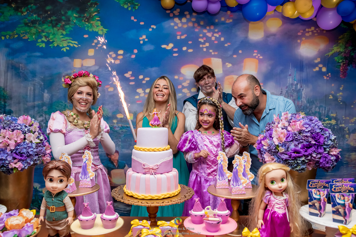 casa de festas, decoração, fantasia, festa, festa e aventura, fotógrafo amar-te foto e filme, infantil, menina, personagem vivo, rapunzel