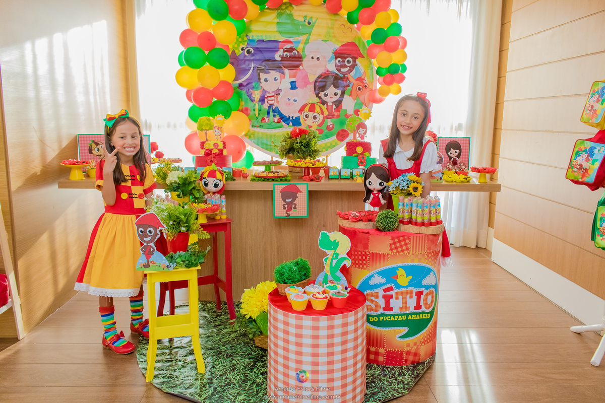 festa, infantil, irmãs, familia, emilia, sitio do pica pau amarelo, narizinho, fantasias, brincadeiras, meninas, decoração, fotógrafo amar-te foto e filme, poses, recreio dos bandeirantes, recreio shopping, av henfil, festa em play, festa em casa