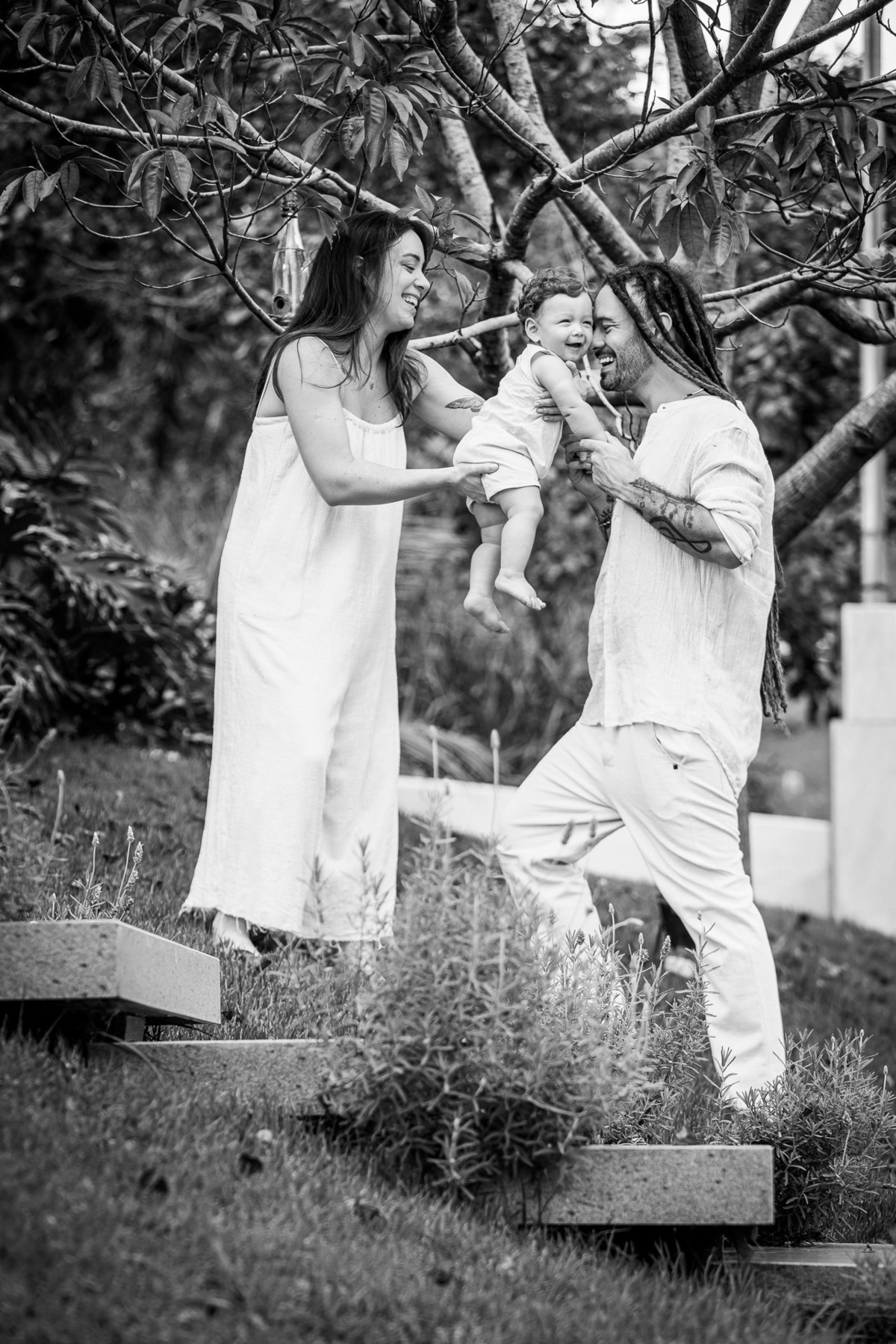 Momento de alegria em família