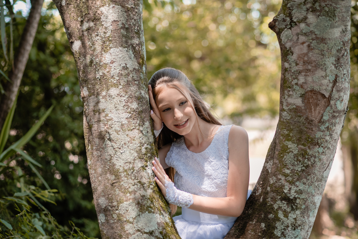 Book individual na Primeira Eucaristia da Kelly Milena Froehlich 