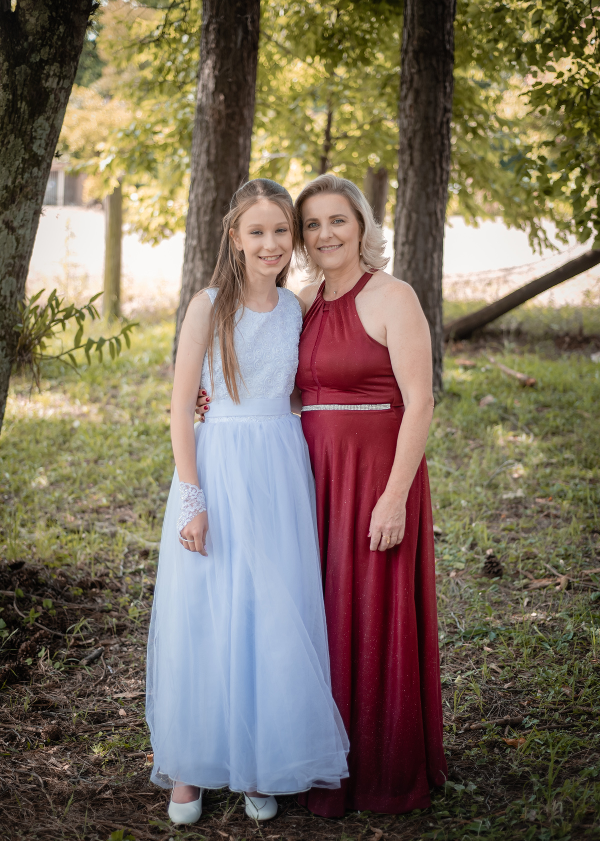 Fotos de familia na Primeira Eucaristia da Kelly Milena Froehlich 