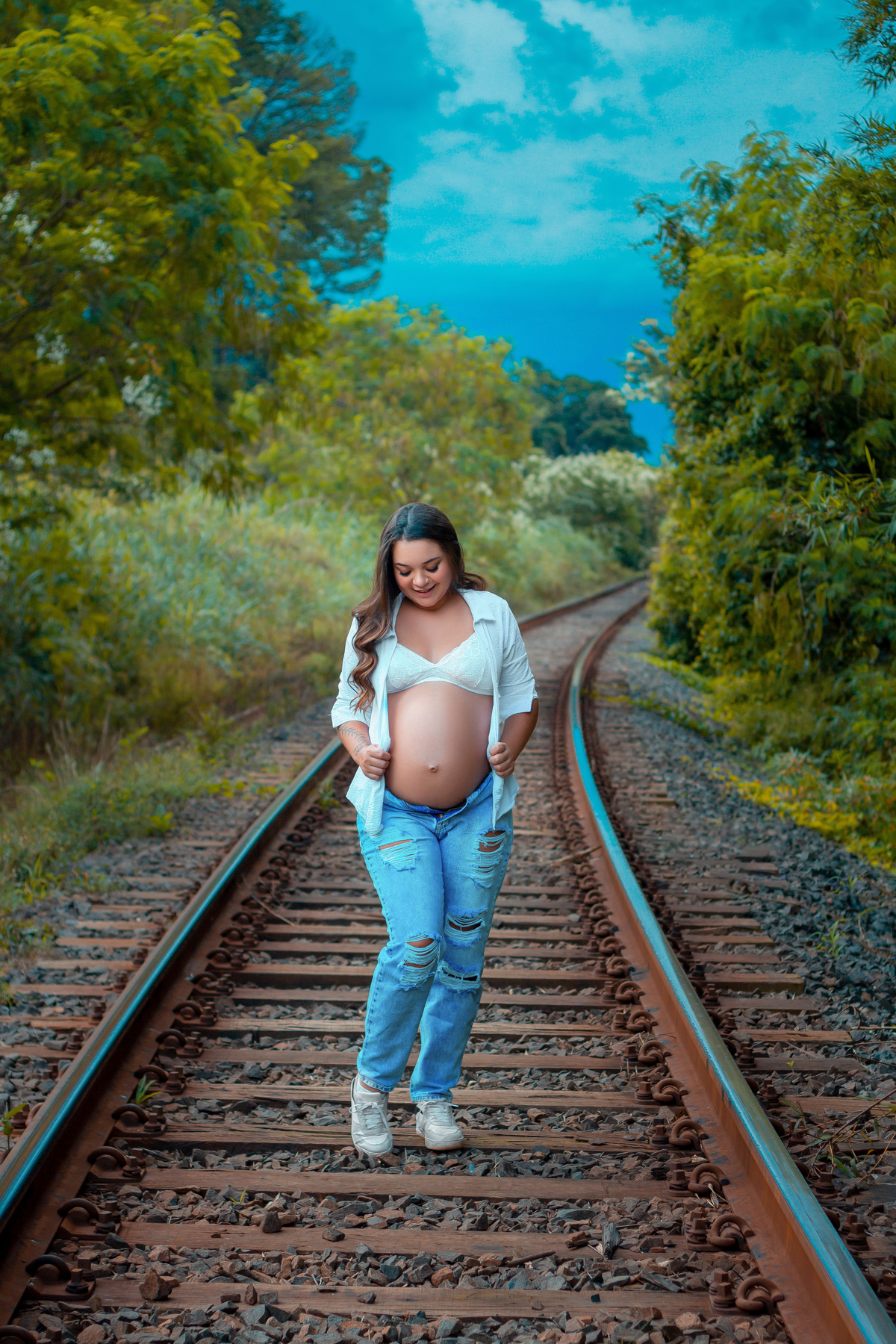 Ensaio gestante Daieli Freitas Limeira SP