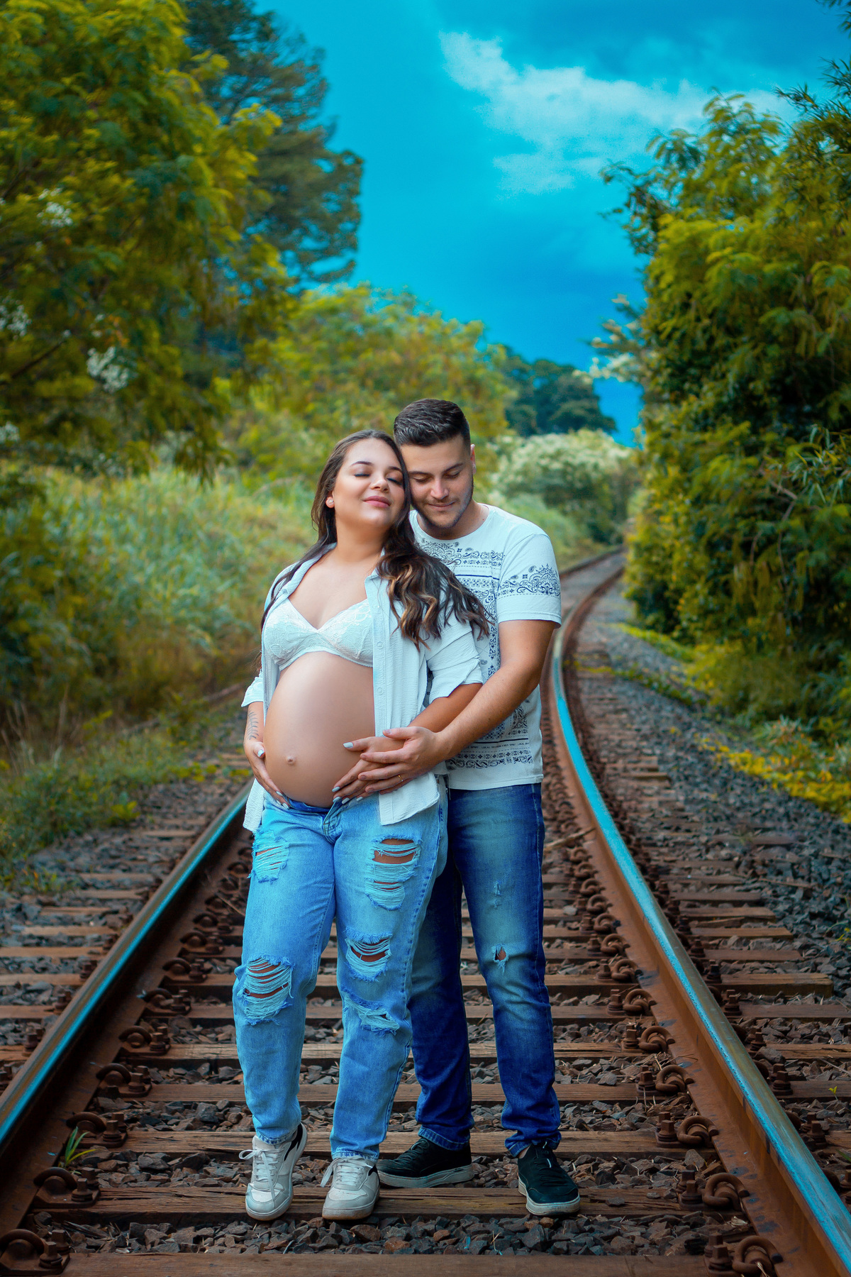 Ensaio gestante Daieli Freitas Limeira SP