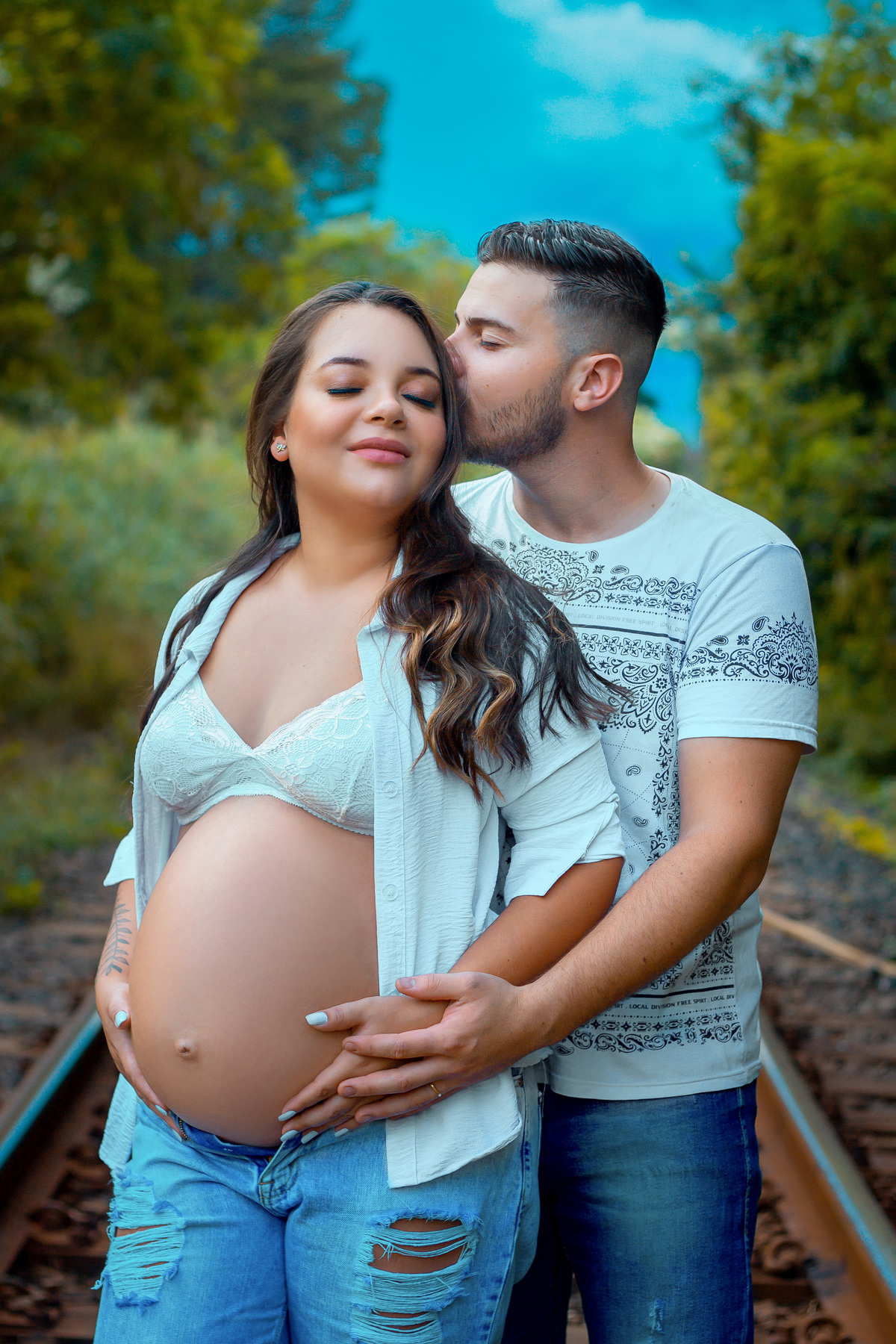 Ensaio gestante Daieli Freitas Limeira SP