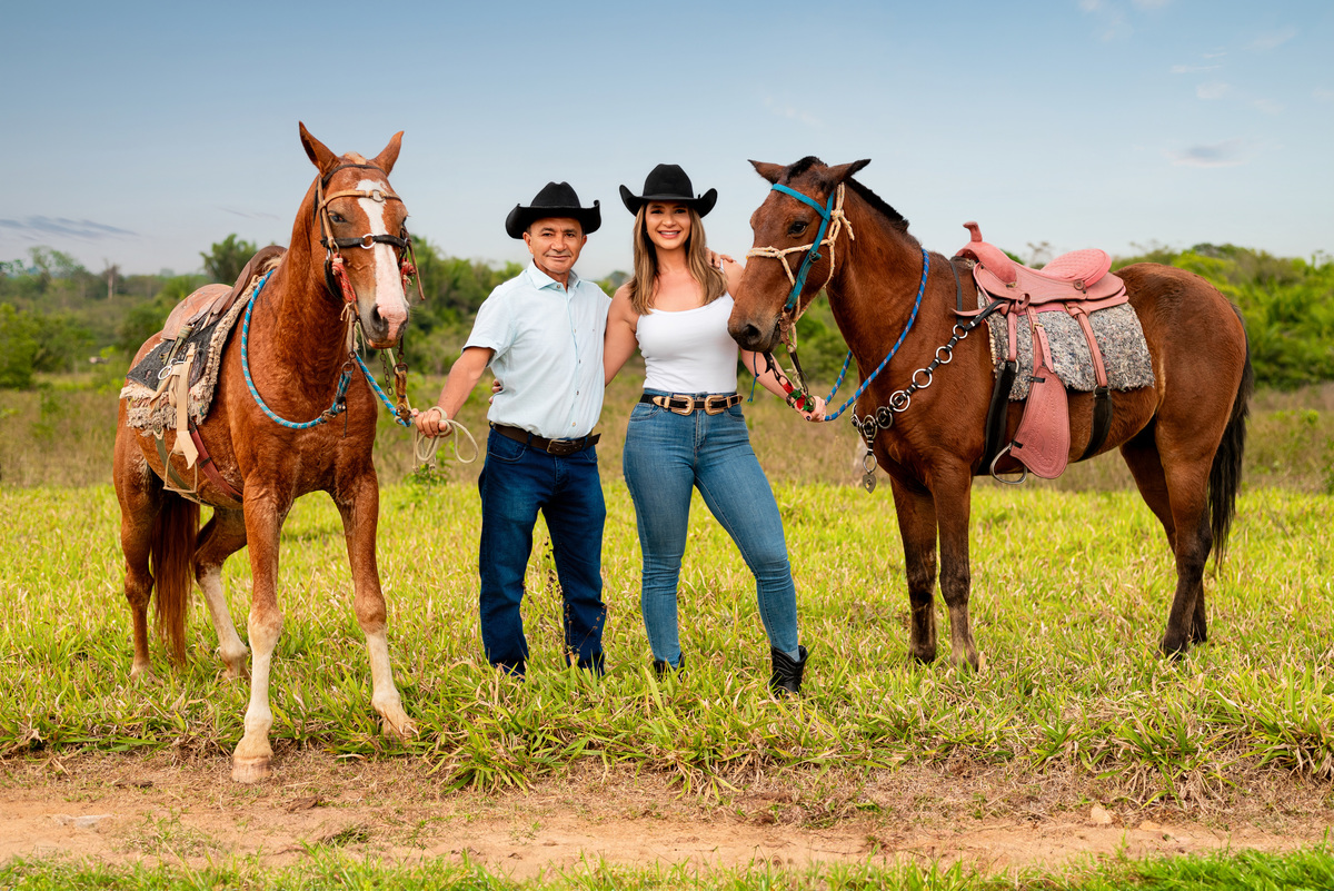 nsaio de 15 anos com o pai em Guajará-Mirim