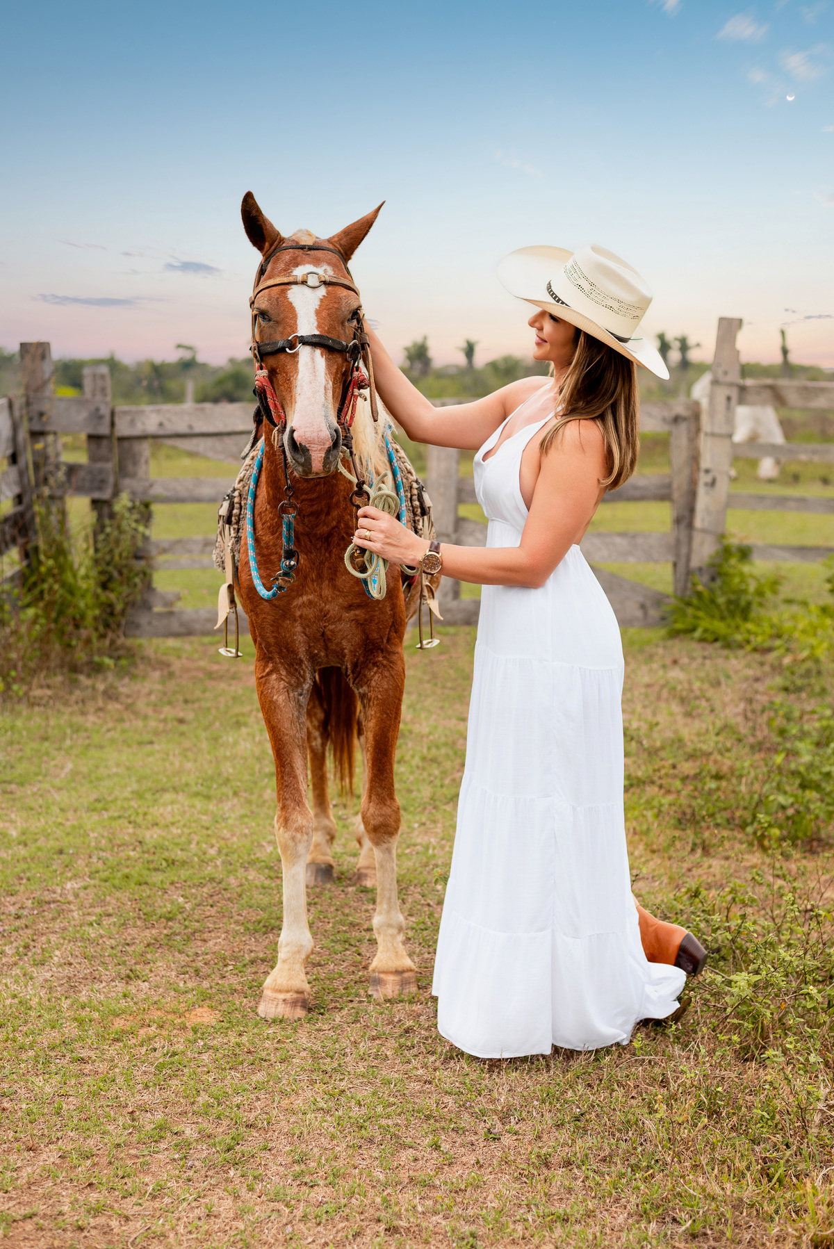 Ensaio de 15 anos com temática country