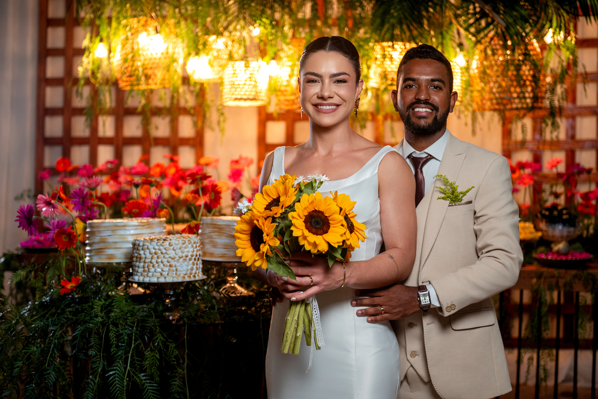 Ensaio fotográfico de casamento com luz natural