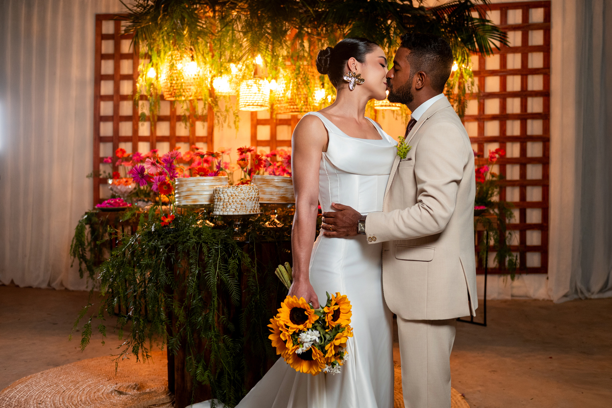 Fotografia de casal apaixonado em Rondônia