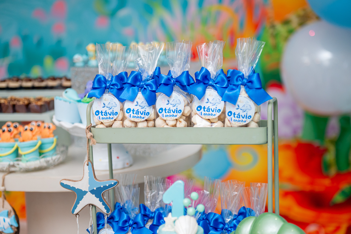 fotos de festa tema fundo do mar