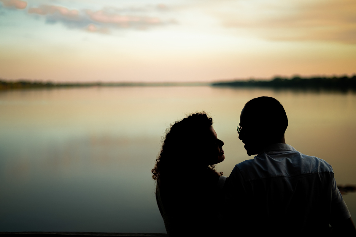 Fotografia de casamento com luz natural na selva