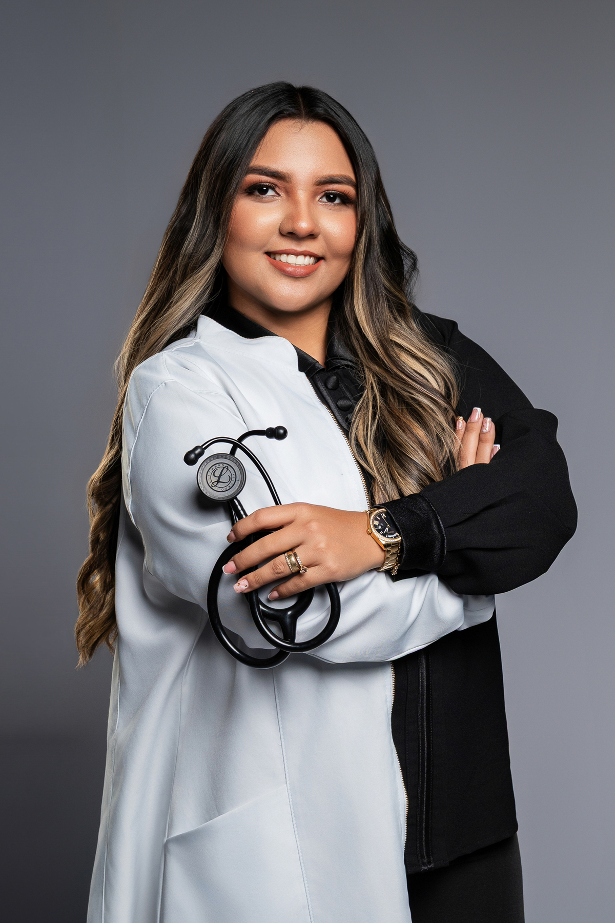 ensaio médico em estúdio