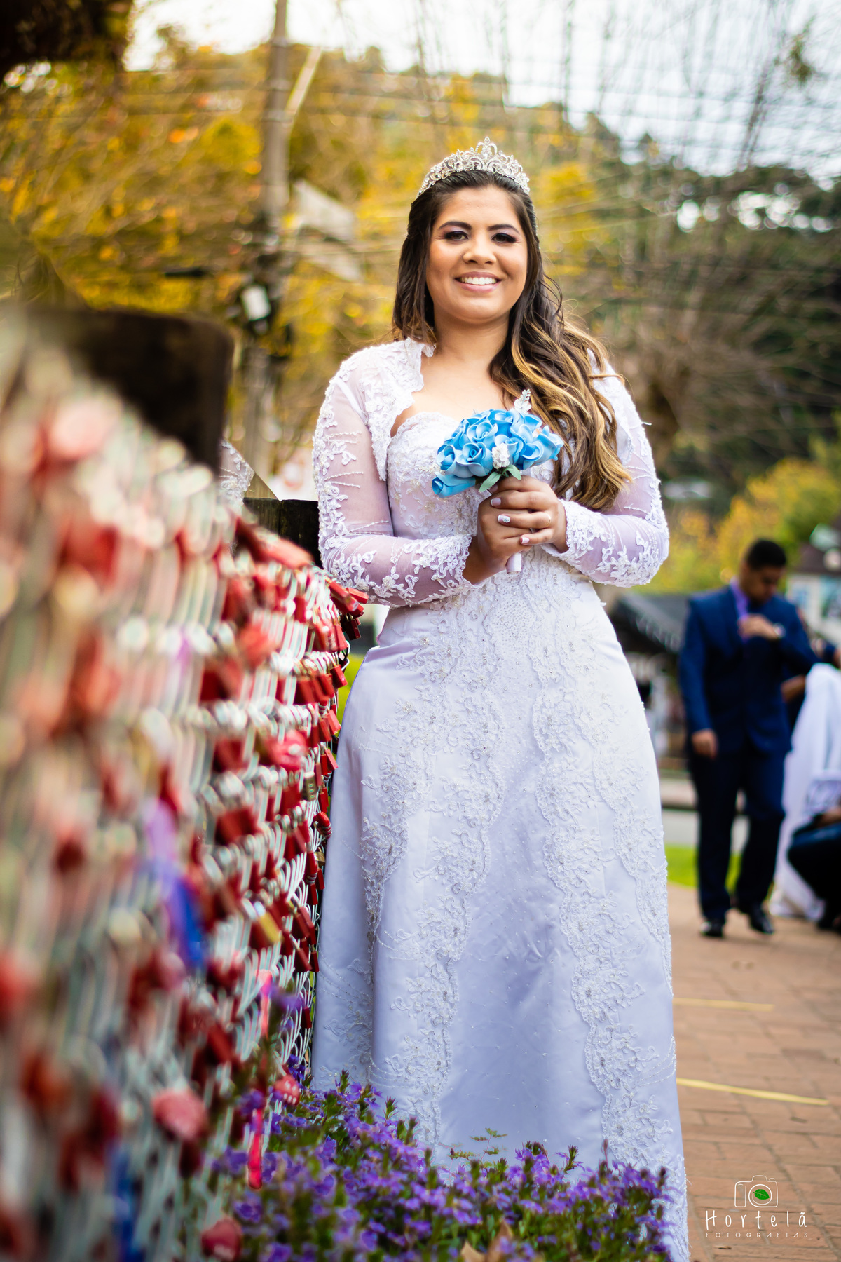  Sans Souci Café e Confeitaria em Campos do Jordão, grade cadeados 
