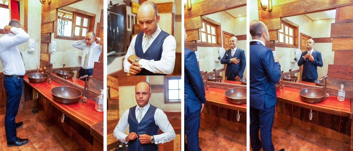 o making off do noivo