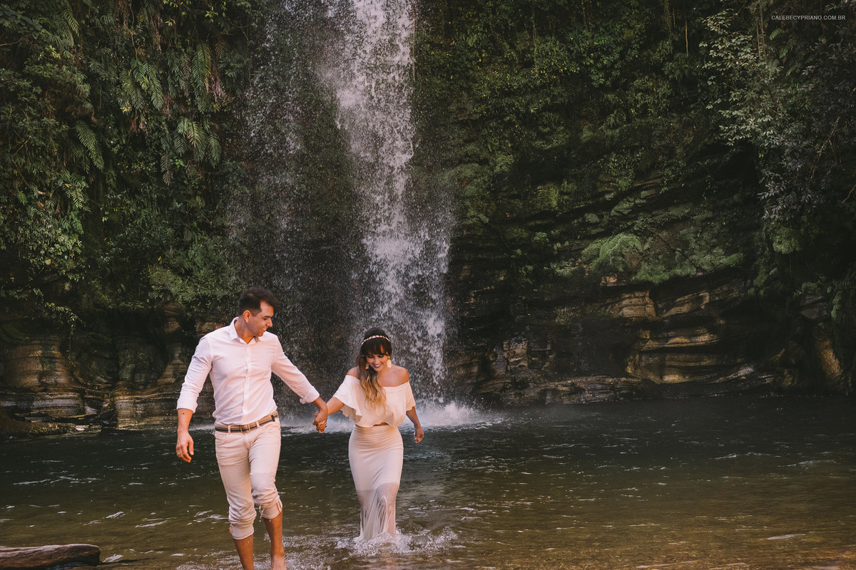 Sessão do Casal Cachoeira do Abade em Pirenópolis