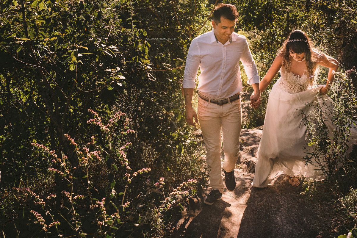 Sessão do Casal Pico dos Pireneus em Pirenópolis