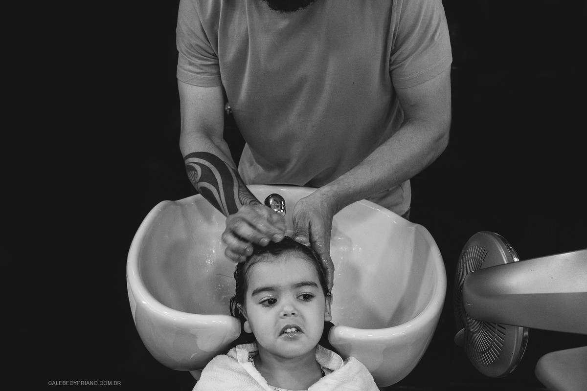 making off da rebeca no salão Orange Beauty Studio