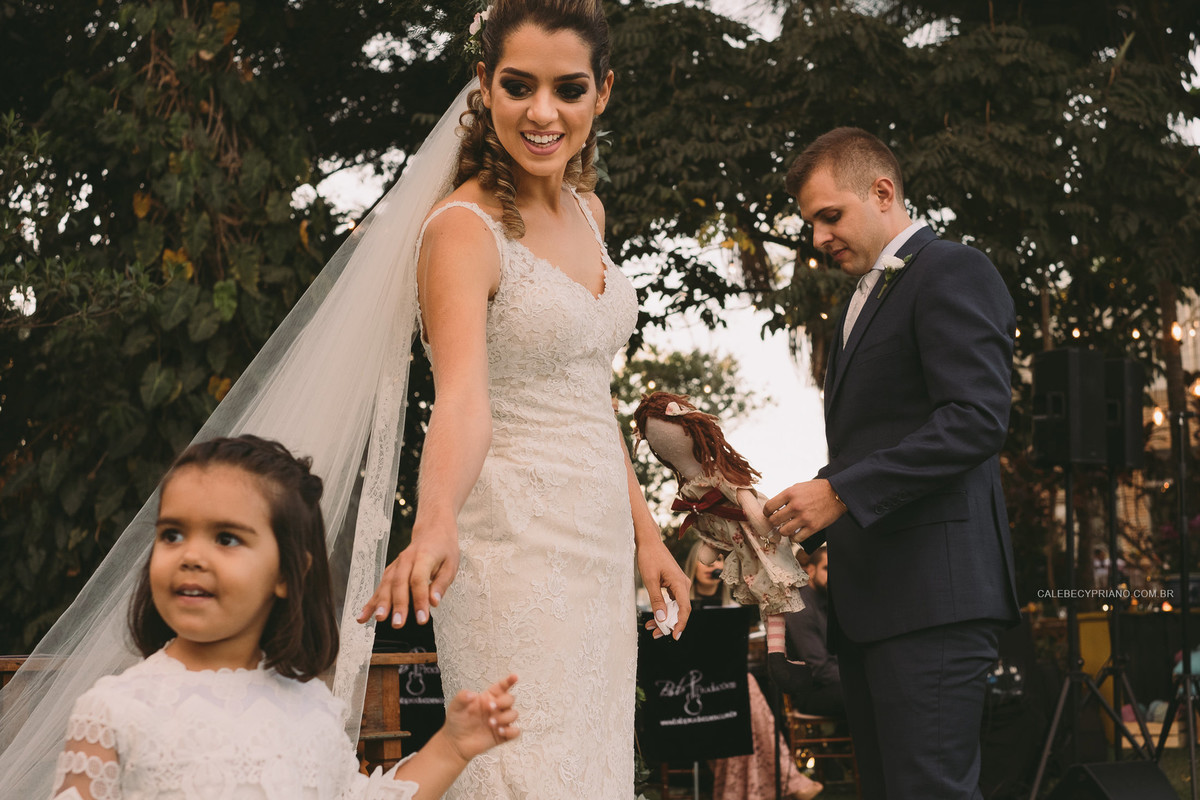 noiva na cerimonia na mansão atrium