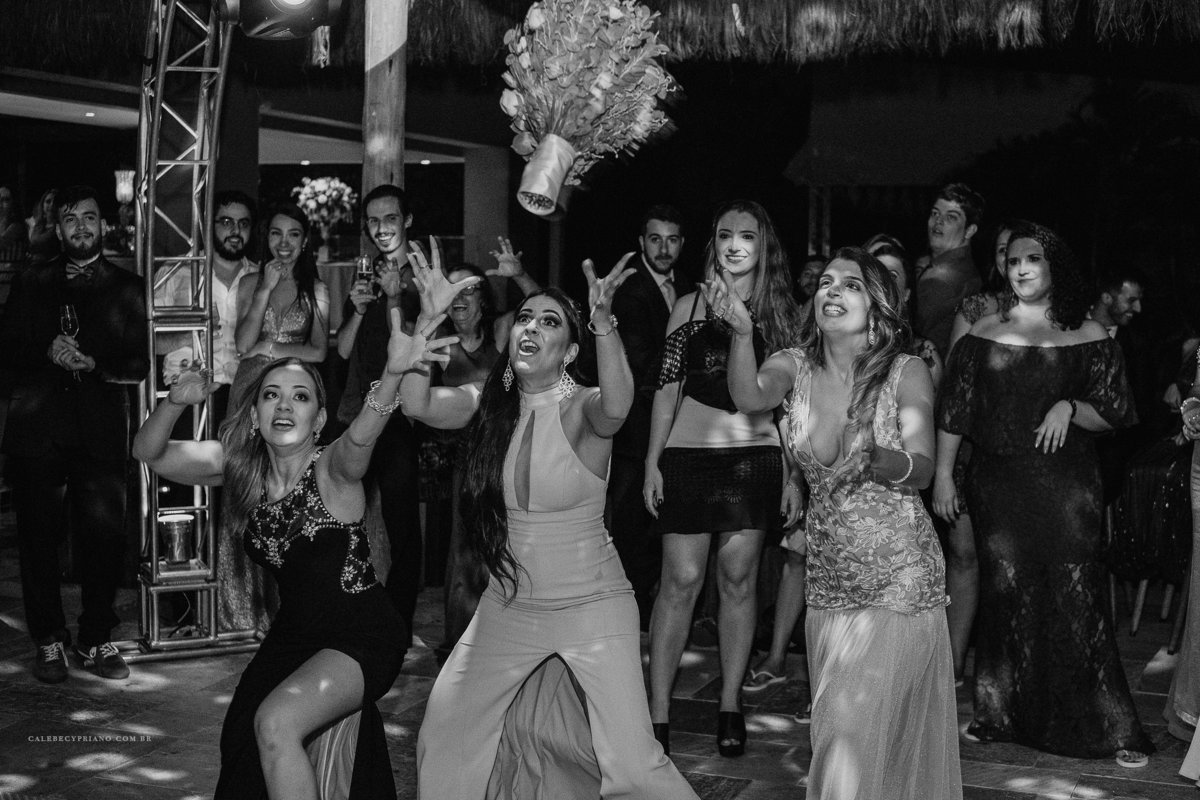 convidados na hora do buque no la fiesta em brasilia