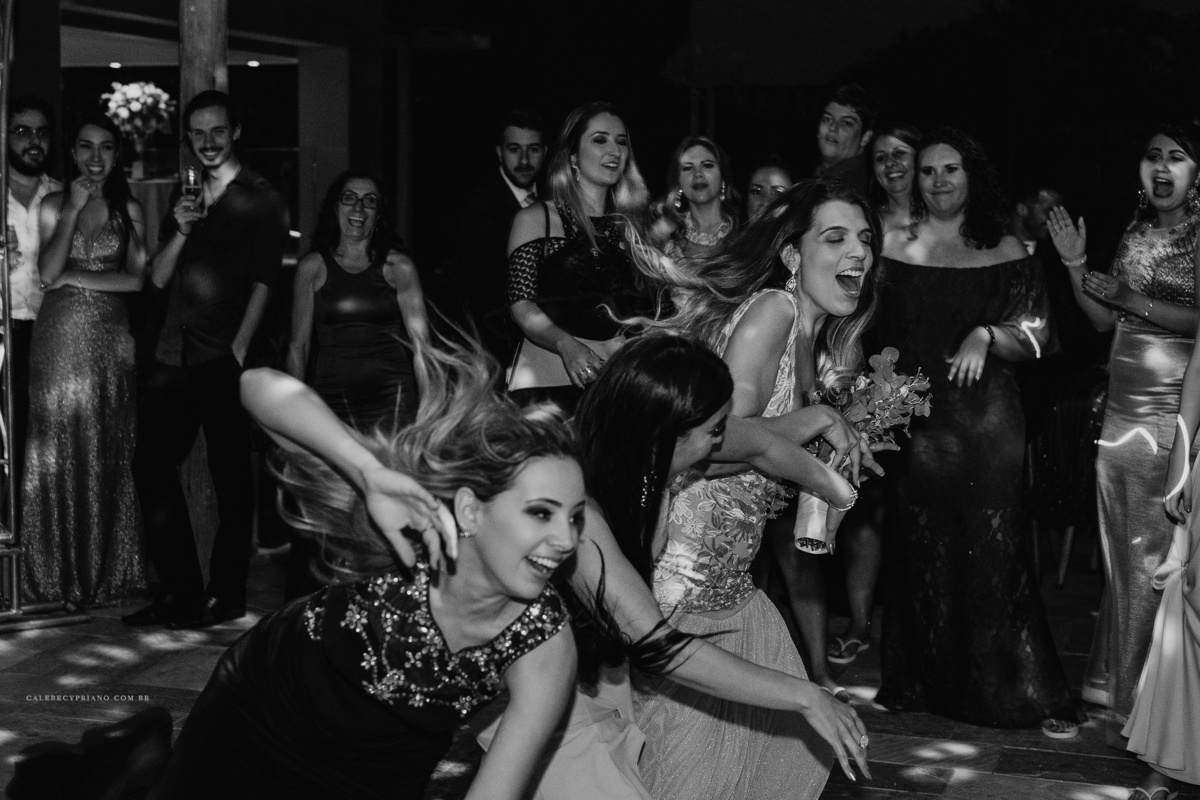 convidados na hora do buque no la fiesta em brasilia