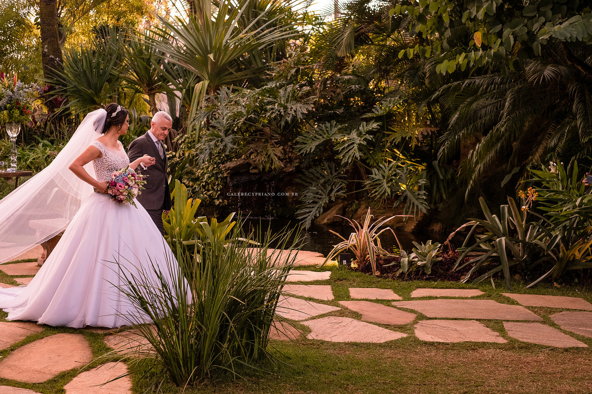 Noiva pai spazio Villa regia 