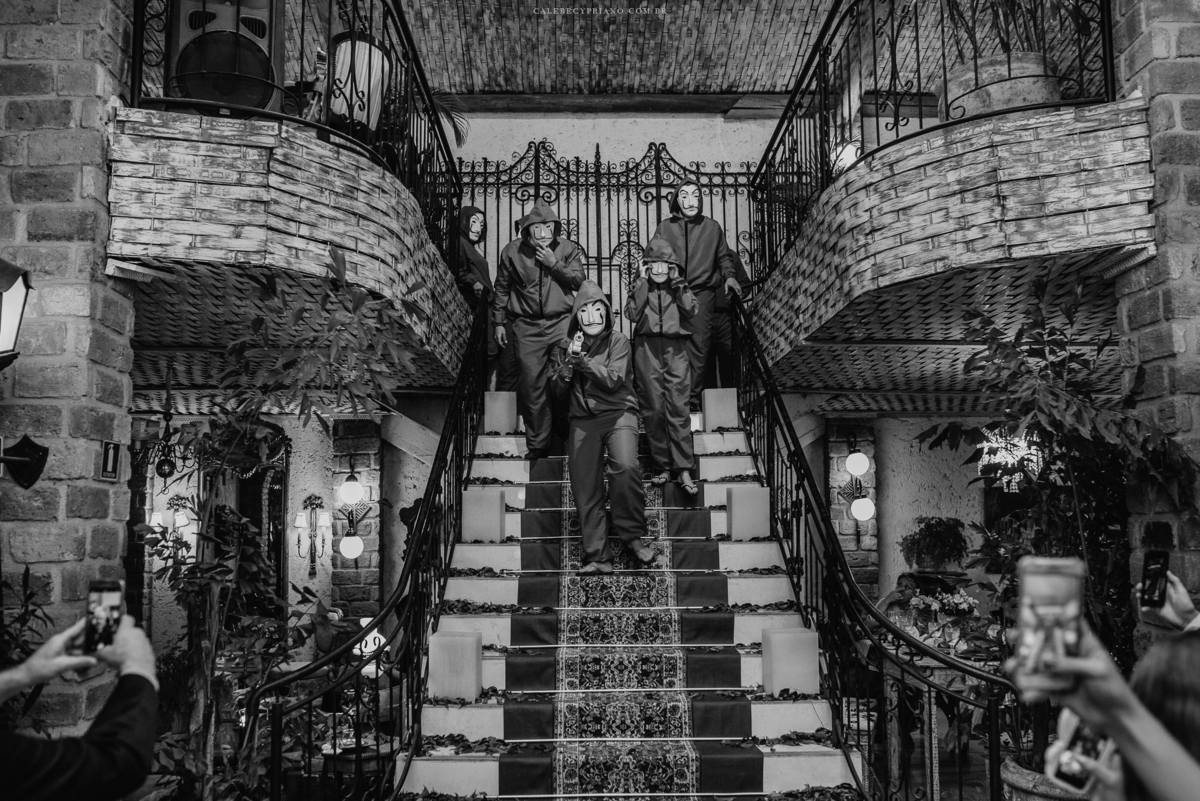 noivos spazio villa regia la casa de papel