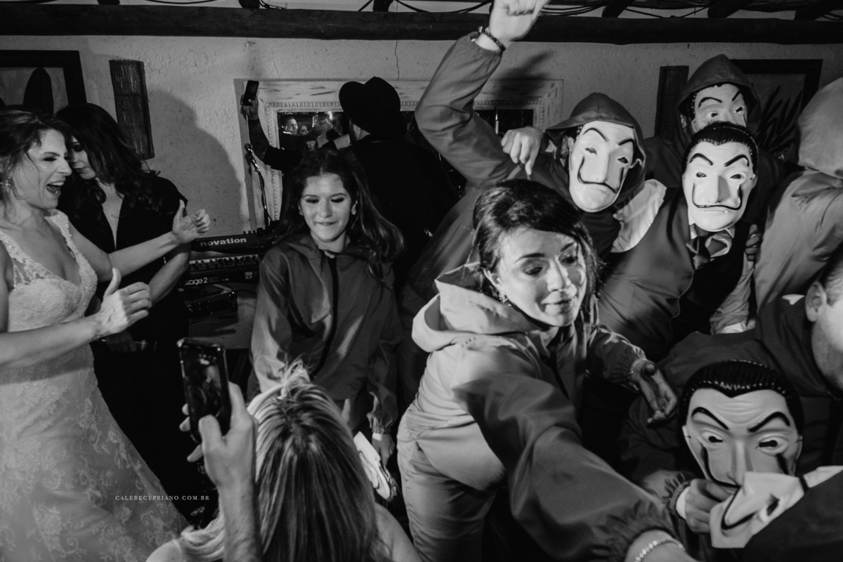 noivos spazio villa regia la casa de papel