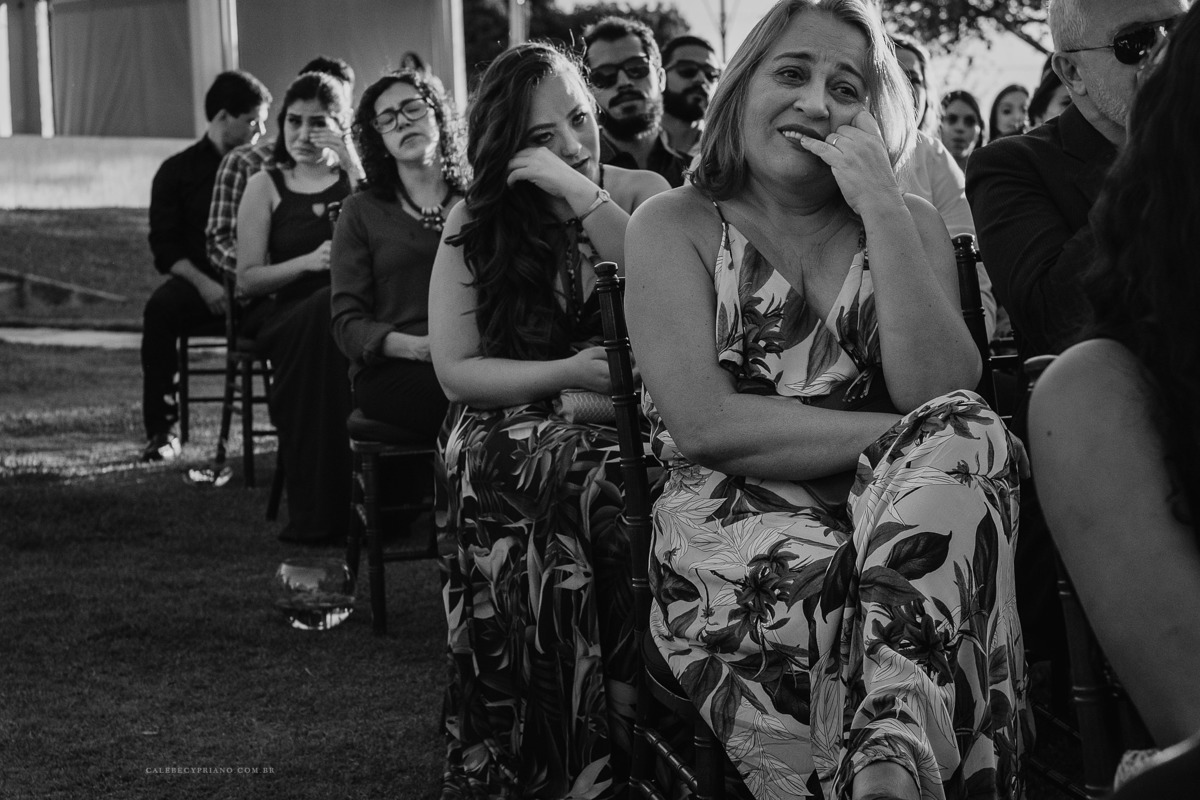 convidados chorando catetinho hall