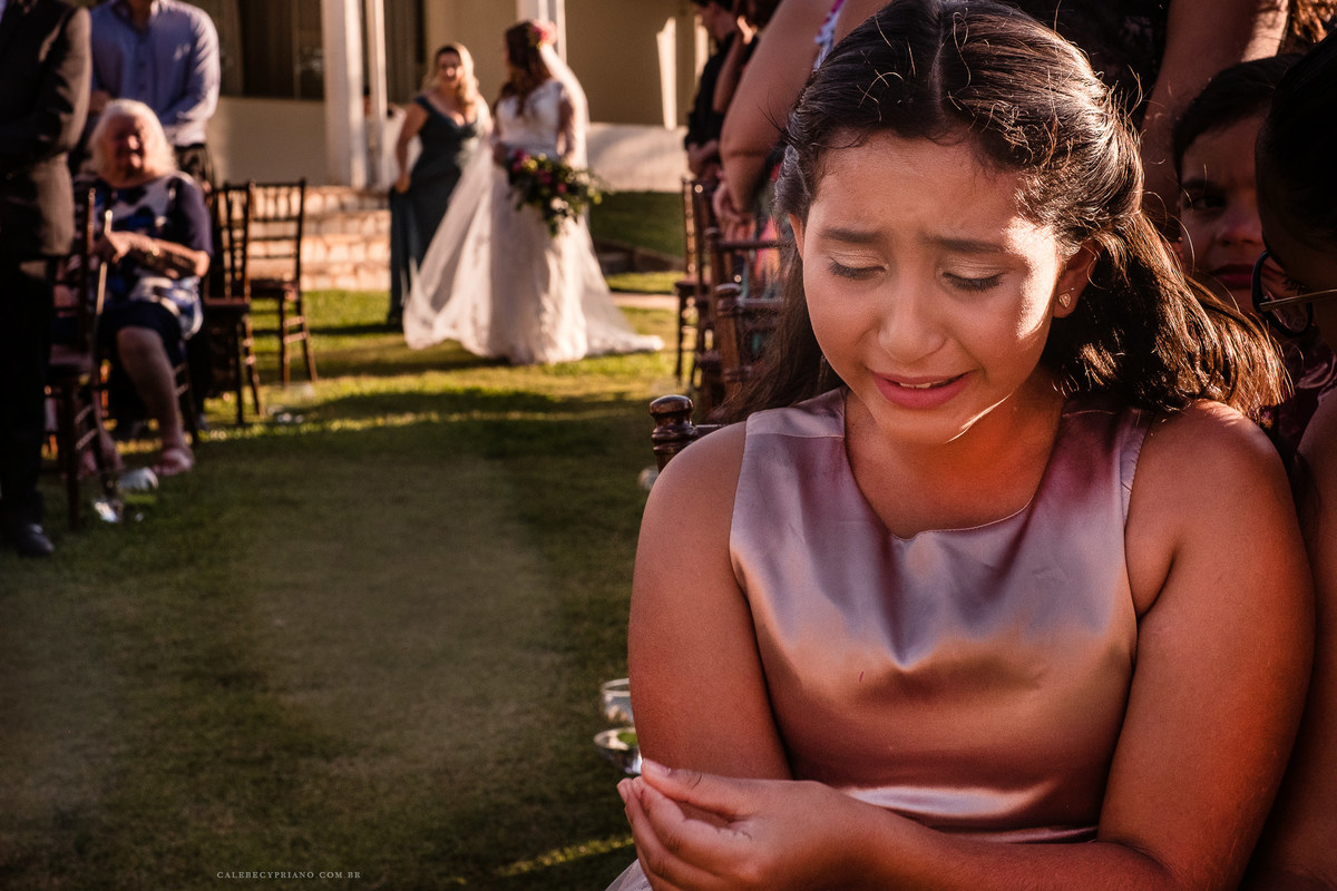 irma noiva chorando entrada catetinho hall