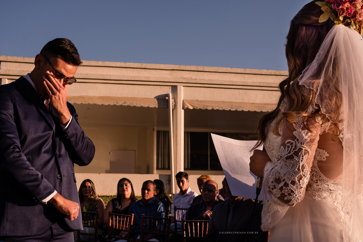 noivo chorando votos catetinho hall