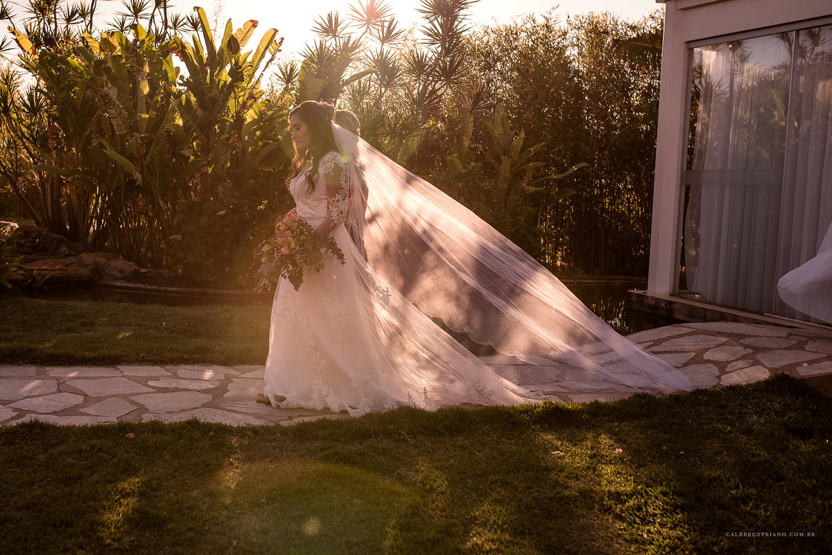 noiva andando catetinho hall