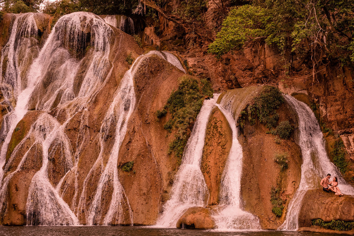 ensaio noivos paraíso cerrado mambai