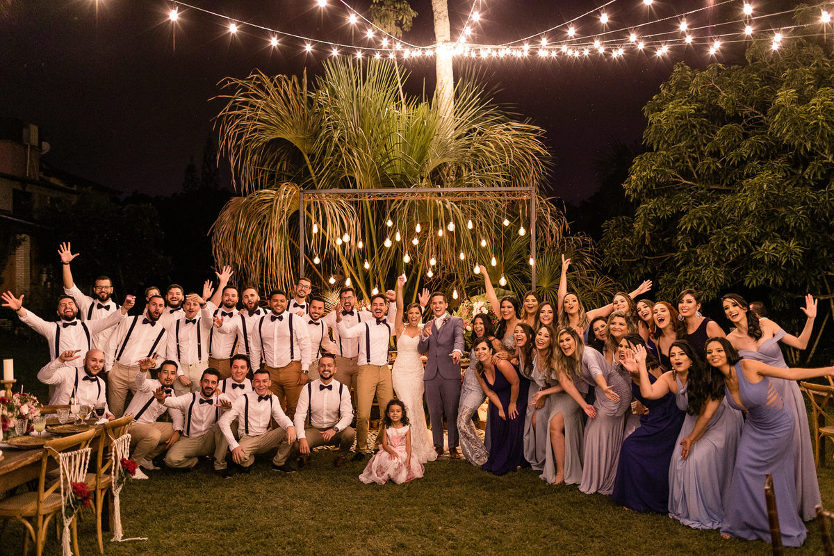 padrinhos madrinhas noivos casamento espaco mansao atrium