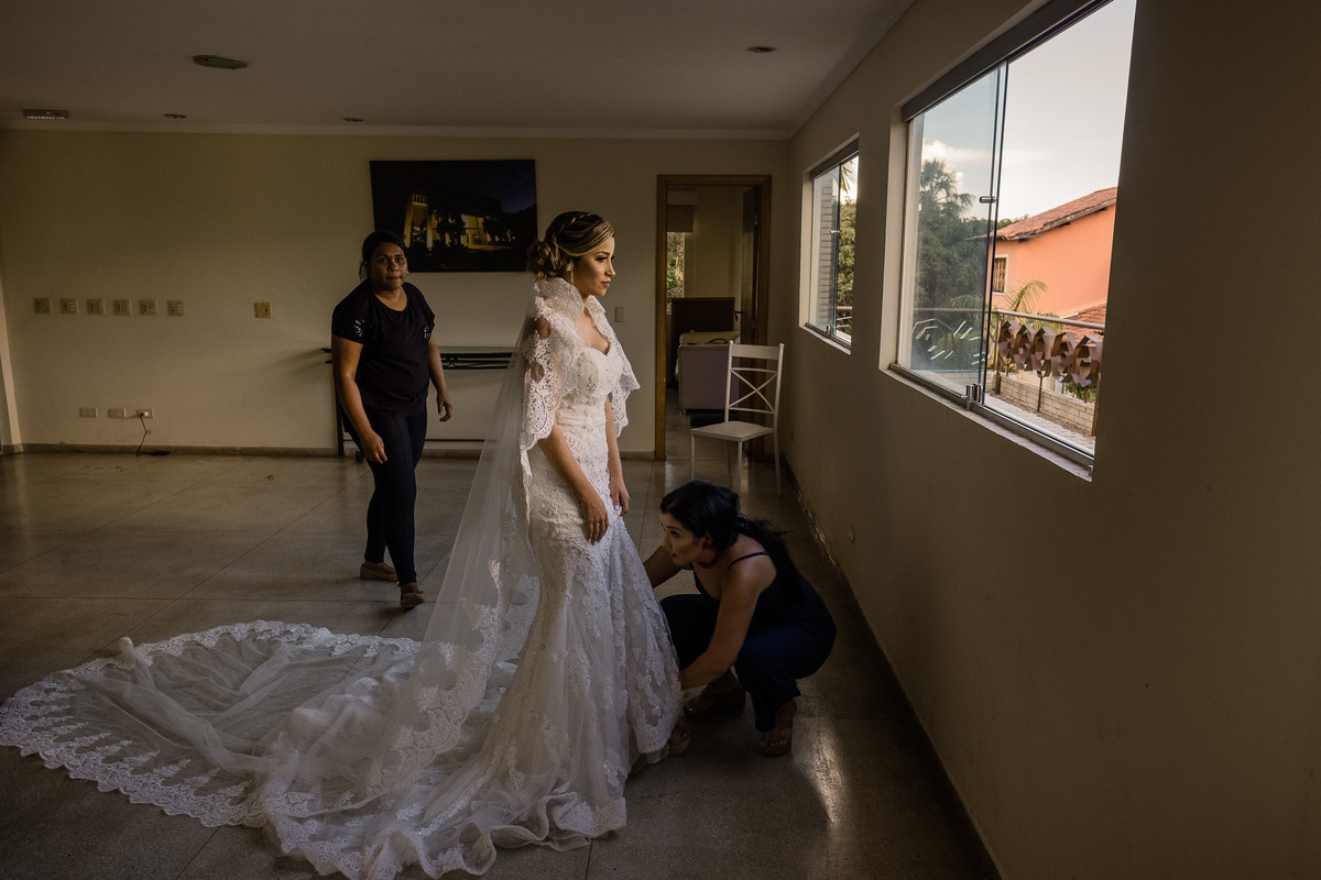 noiva preparando mansao atrium