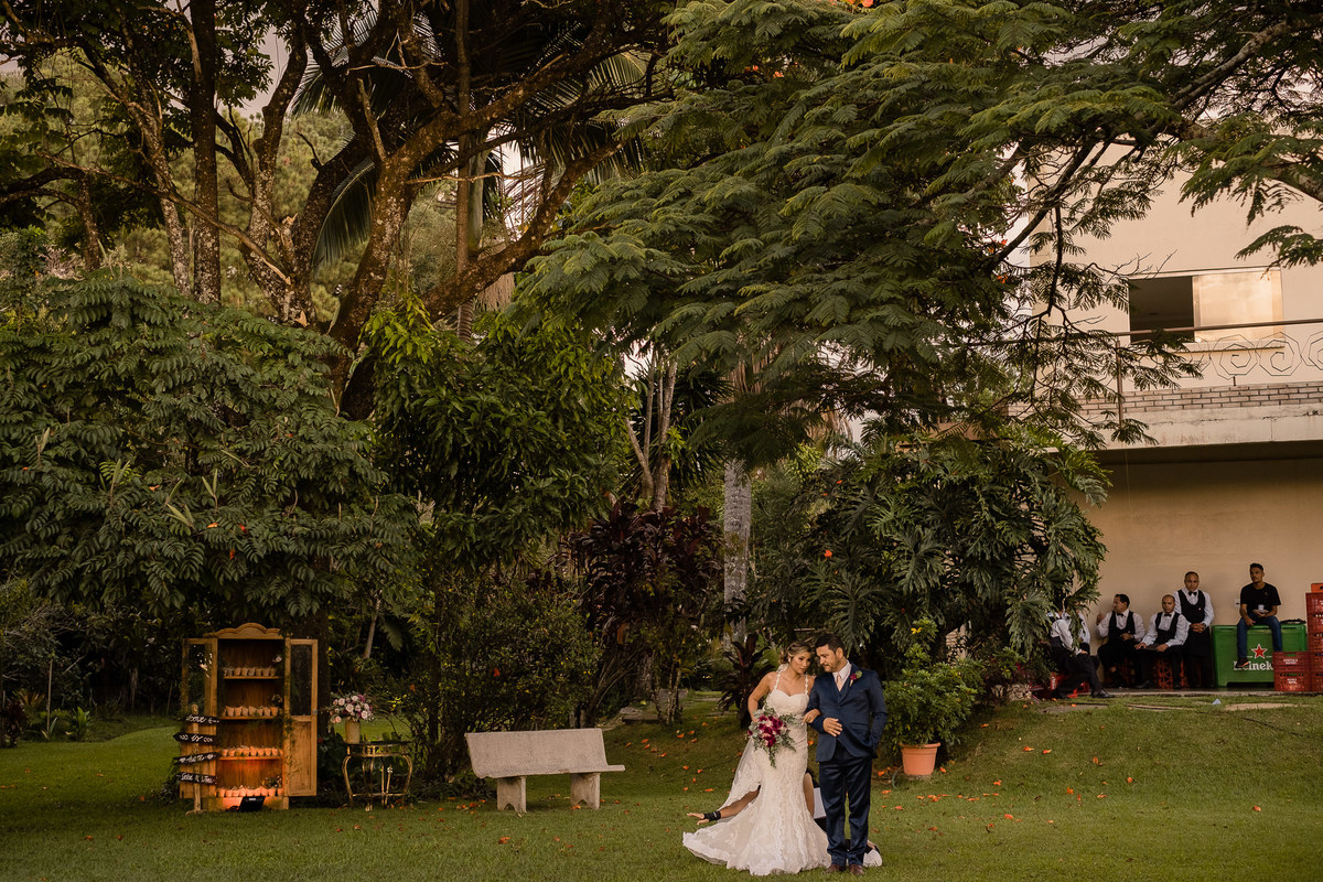 noiva com pai mansao Atrium