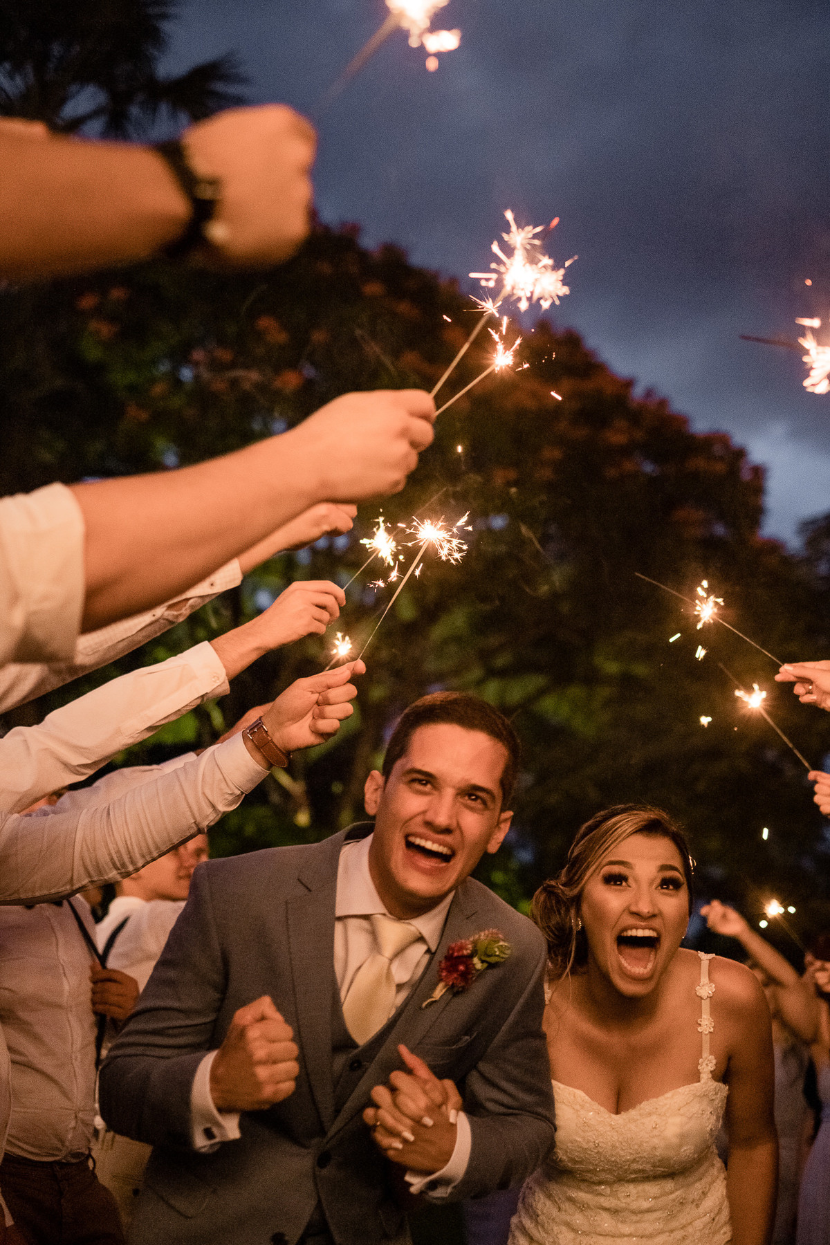 saída cerimonia noivos mansao atrium