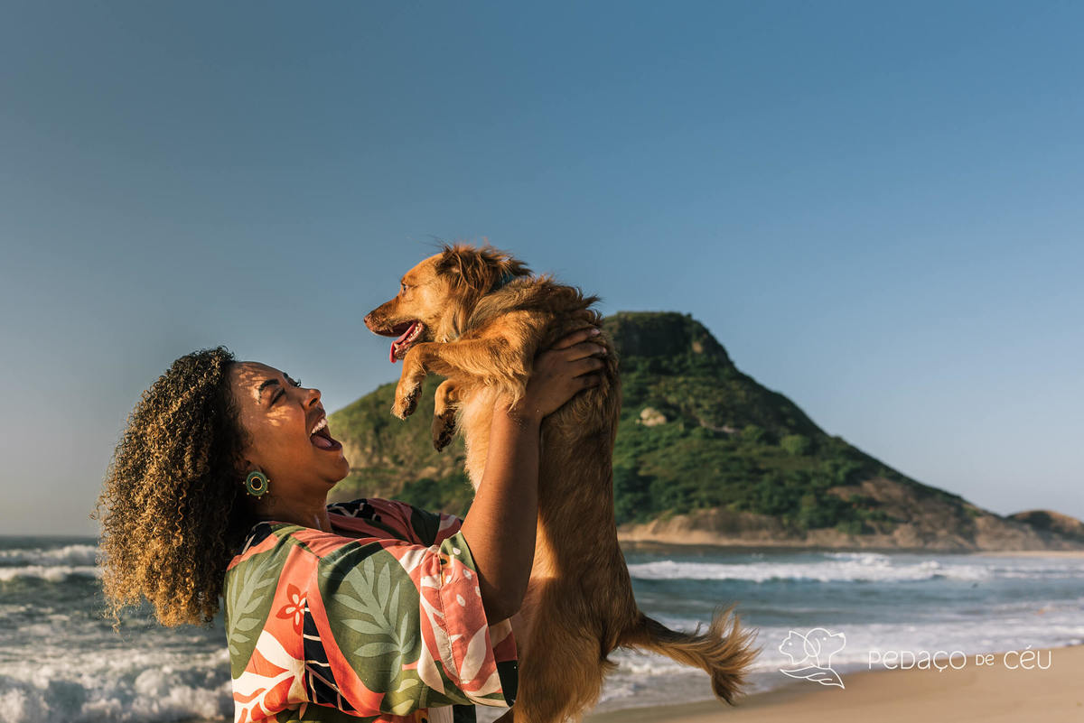 Ensaio mãe de pet Praia do Pontal Rio de Janeiro
