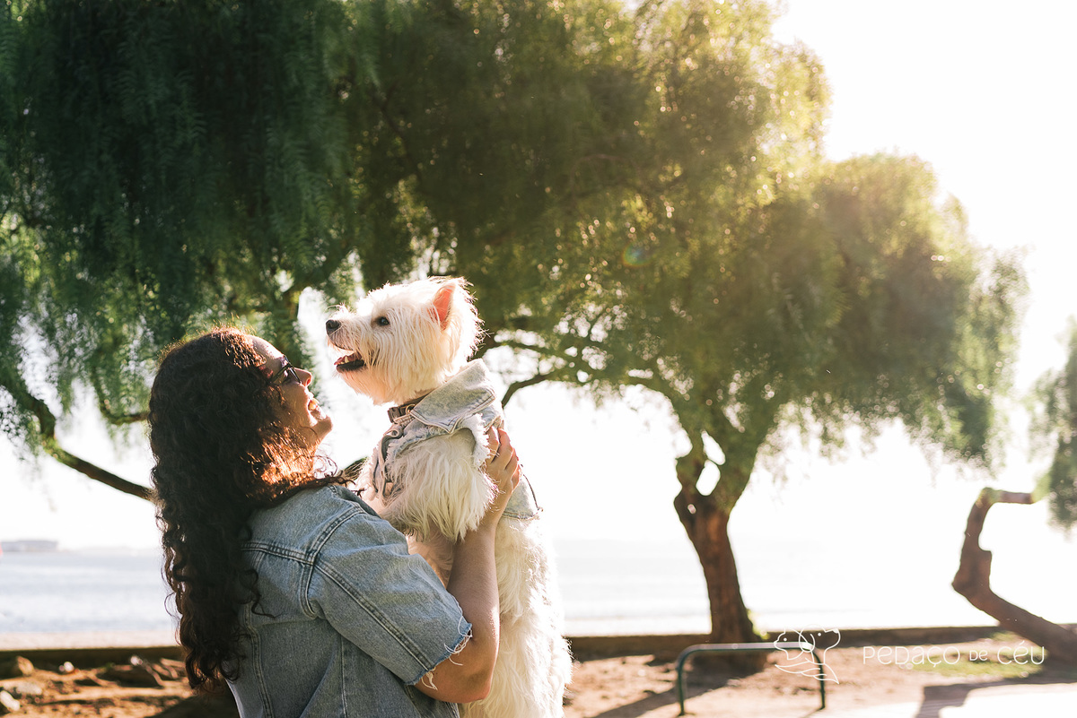 Mãe de pet ensaio com cães rio de janeiro westie