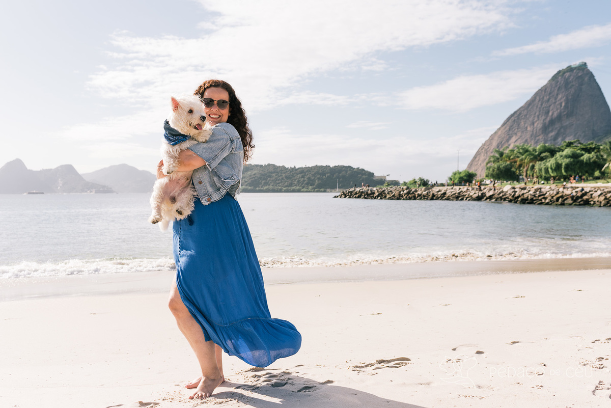 Mãe de pet ensaio com cães rio de janeiro westie