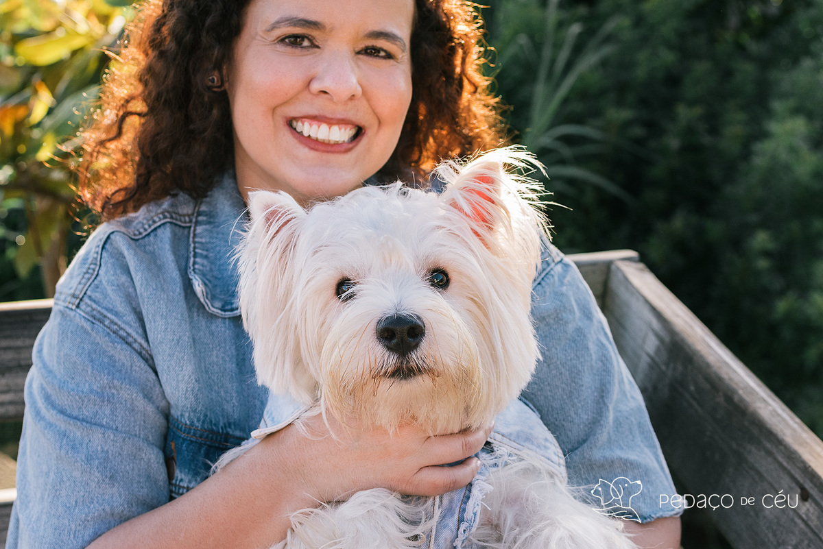 Mãe de pet ensaio com cães rio de janeiro westie