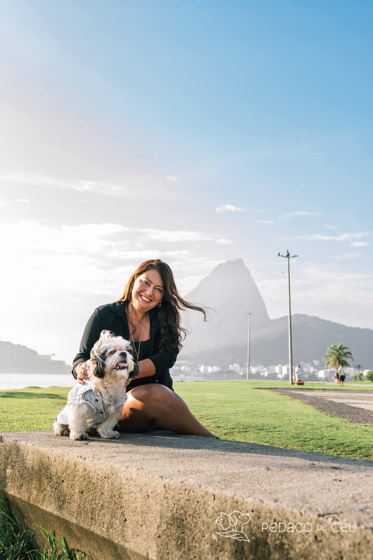 Mãe de pet ensaio com cães rio de janeiro shihtzu