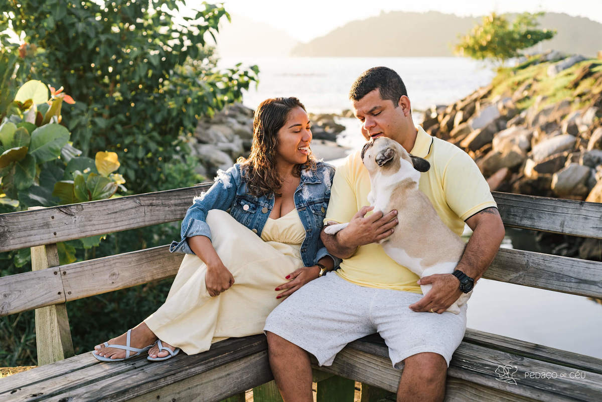 ensaio externo pet em família rio de janeiro