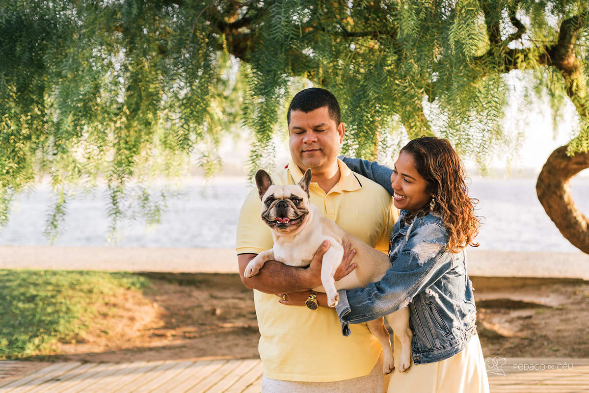 ensaio externo pet em família rio de janeiro