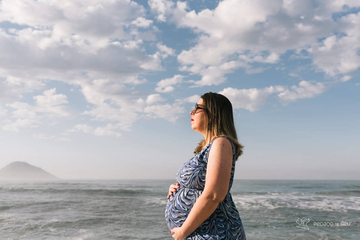 Ensaio gestante com pet Grumari Rio de Janeiro