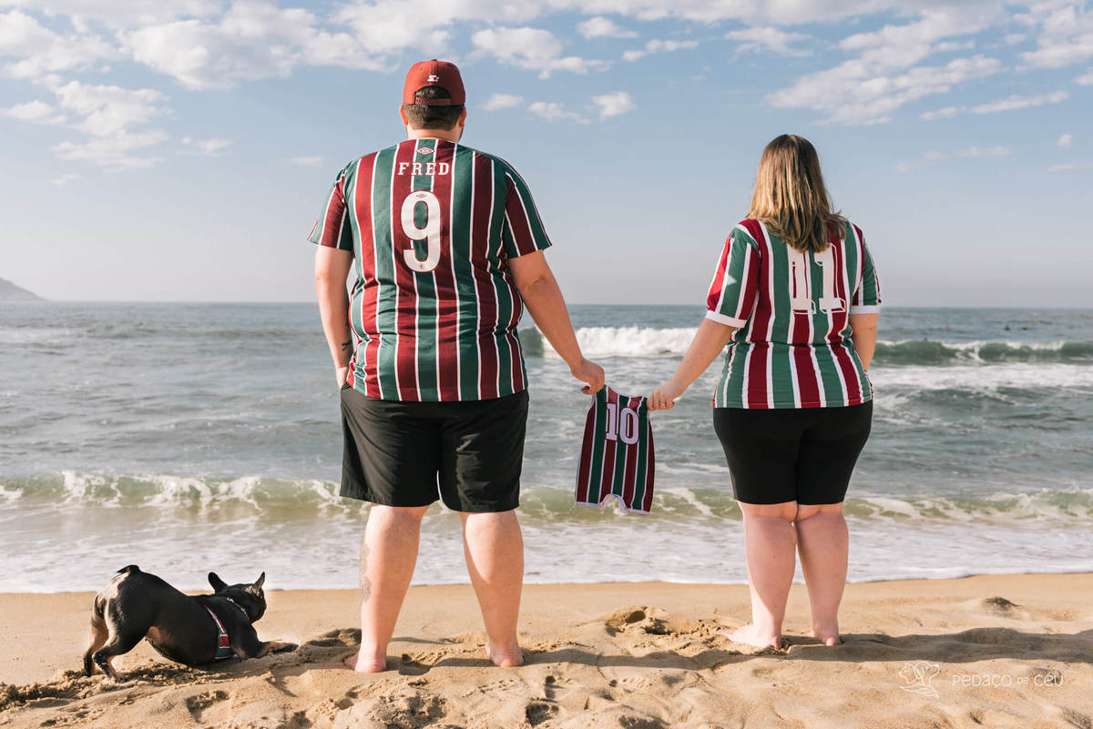 Ensaio gestante com pet Grumari Rio de Janeiro