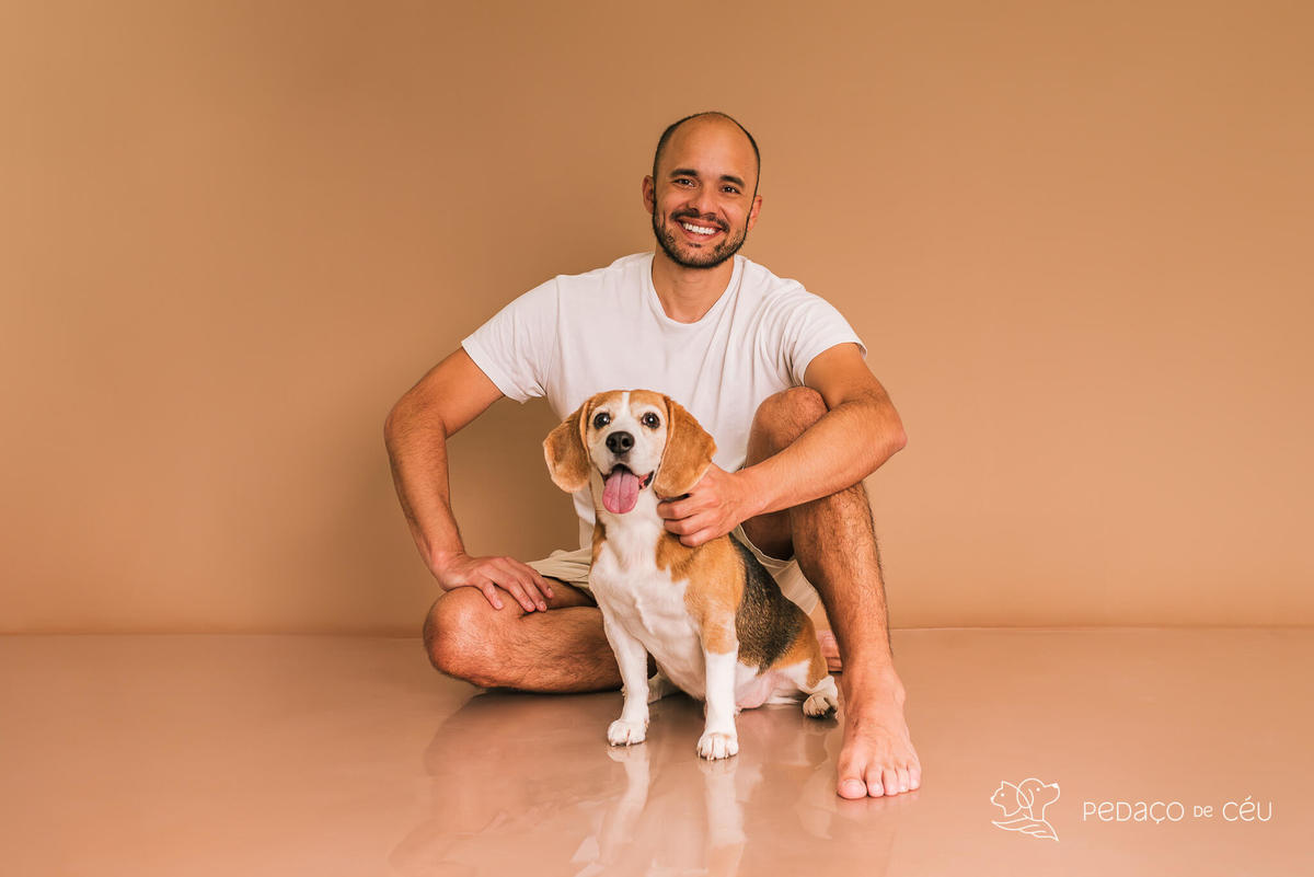 Ensaio pet estúdio Beagle Rio de Janeiro