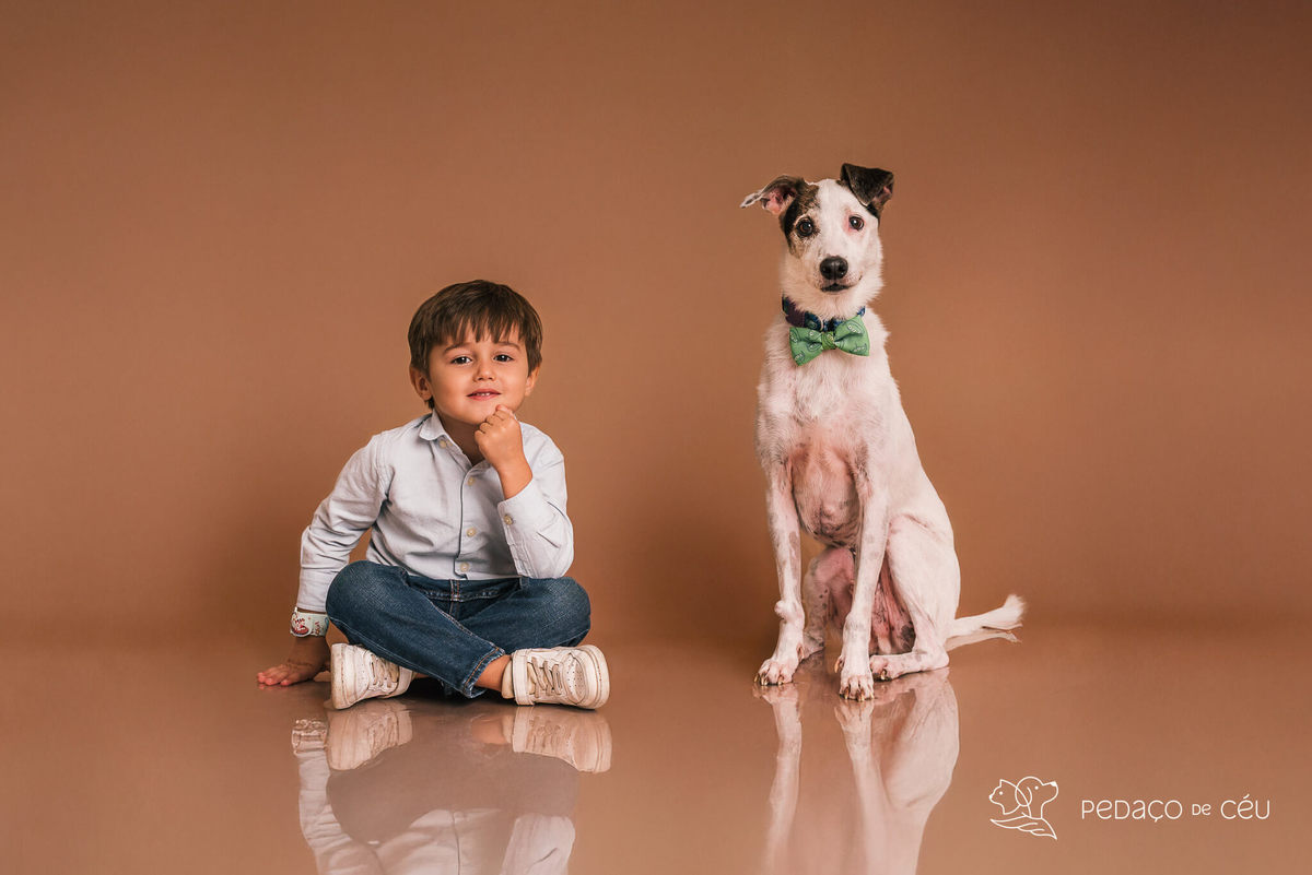 Ensaio pet srd em família com criança