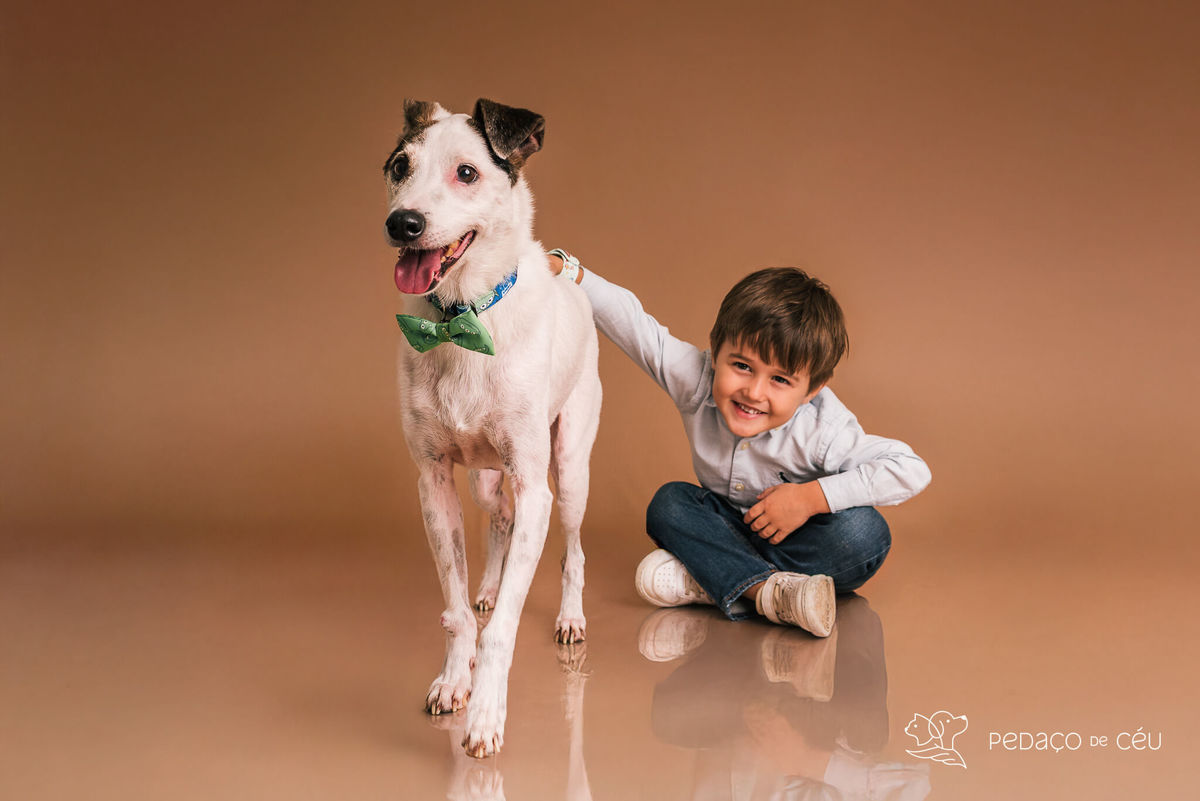 Ensaio pet srd em família com criança